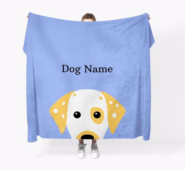 'Peeking Icon' - Personalised {breedFullName} Blanket
